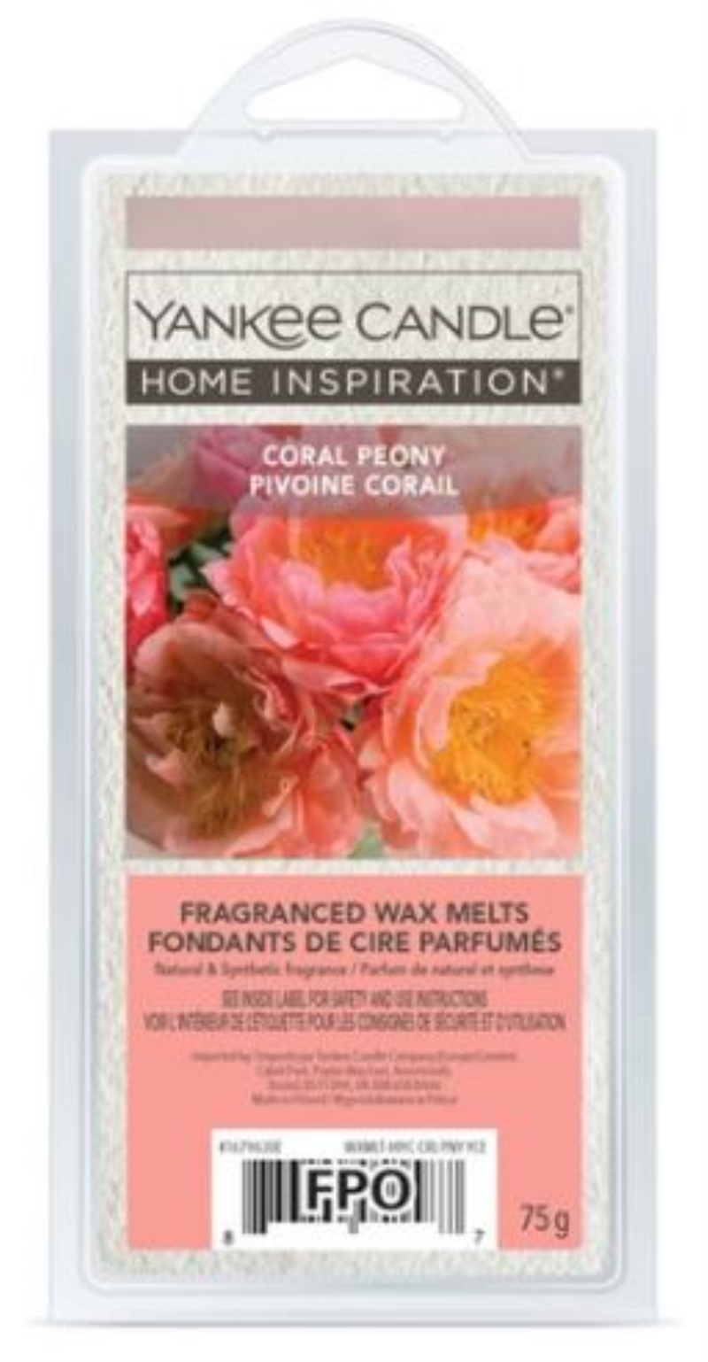 YANKEE CANDLE Yankee Candle Home Inspiration cera per diffusore fragranza Coral Peony